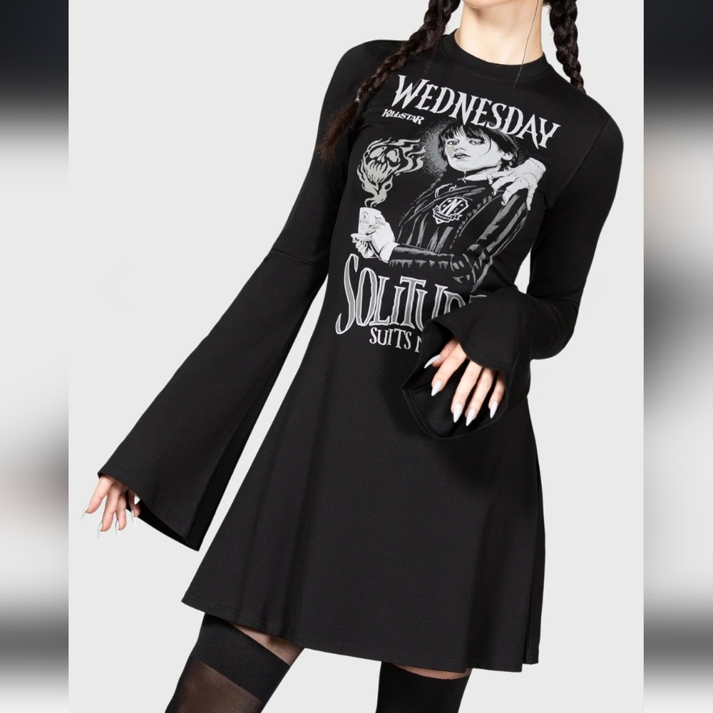 Killstar On Wednesdays Skater Dress